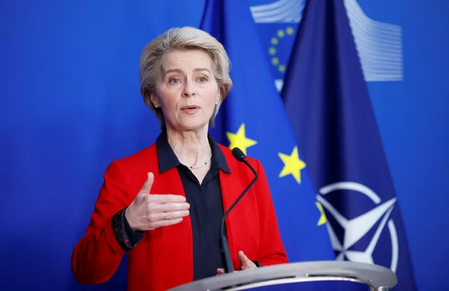 L’UE continuera à soutenir l’Ukraine “aussi longtemps qu’il le faudra”, annonce Ursula von der Leyen