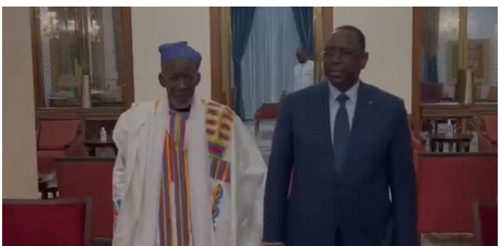 Macky Sall a reçu Cheikh Mahi Niasse