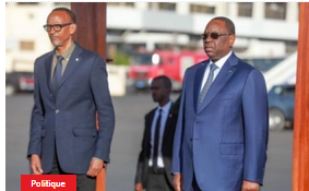 Paul Kagame est à Dakar