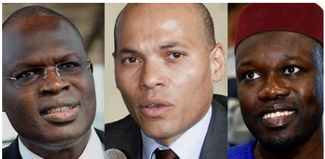 Sonko, Khalifa et Karim pour valider la candidature de Macky