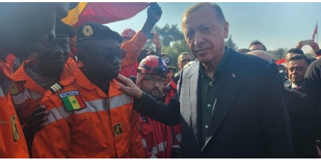 Turquie : Erdogan témoigne sa reconnaissance aux pompiers sénégalais