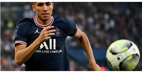 Foot: le joueur du PSG Achraf Hakimi visé par une enquête pour viol