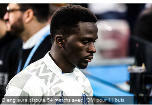 OM : la prolongation, son genou… Dieng met les choses au clair –