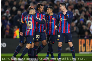 Barça : les Blaugrana font un grand pas vers le titre… –