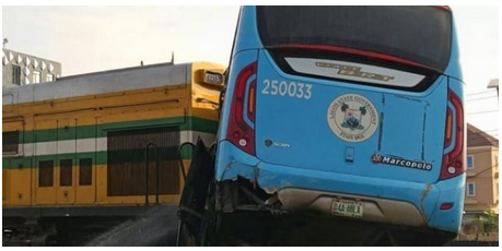 Nigeria : Collision entre train et un bus