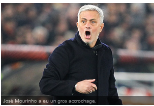 Roma : la charge incroyable de Mourinho contre le 4e arbitre !