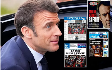 “Son quinquennat est-il déjà fini?”: la presse française fustige “l’échec” et la “faiblesse” de Macron