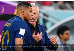 Equipe de France : Deschamps a choisi Mbappé comme nouveau capitaine !