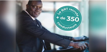 COMMUNIQUÉ DE PRESSE BRT : RECRUTEMENT DE CONDUCTEURS BRT H/F