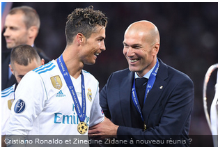 Mercato : Ronaldo veut retrouver Zidane