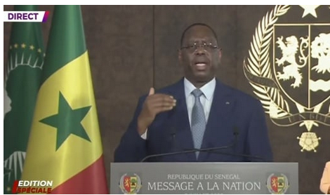 L’intégralité du message à la Nation du Président de la République, Macky Sall