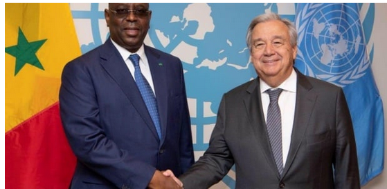 Le chef de l’ONU exprime « sa profonde estime » pour Macky Sall