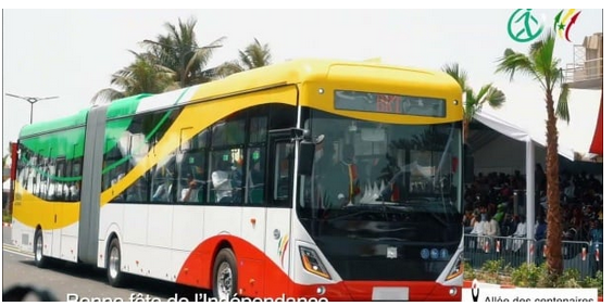 Le Sénégal réceptionne vingt bus du BRT