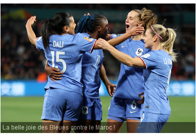 Les Bleues se baladent et filent en quarts ! – Débrief et NOTES des joueuses (France 4-0 Maroc)