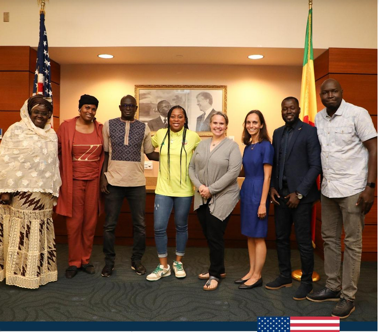 Cierra invitée par l’Ambassade des Etats-Unis à Dakar (IMAGES)