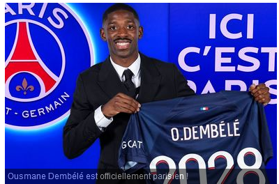 Mercato : le PSG s’offre le joli coup Ousmane Dembélé (officiel) –