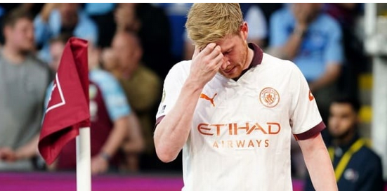 Angleterre: Coup dur pour De Bruyne et Manchester City