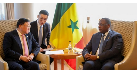 Entrevue entre Macky Sall et et le Directeur de la Société de construction publique chinoise : De nouveaux projets en vue