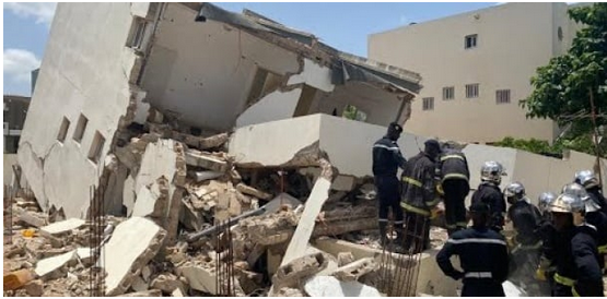 Effondrement d’un bâtiment à Mbao : Six personnes piégées, huit sorties des décombres