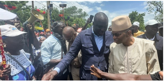 Abdou Karim Fofana inaugure le nouveau complexe du marché sous régional de Diaobé