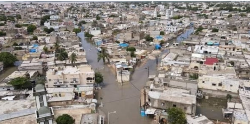 Fortes pluies à Saint-Louis : Plusieurs quartiers sous les eaux