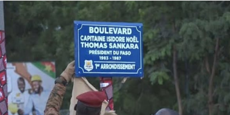 Burkina : le boulevard Charles De Gaulle rebaptisé Thomas Sankara