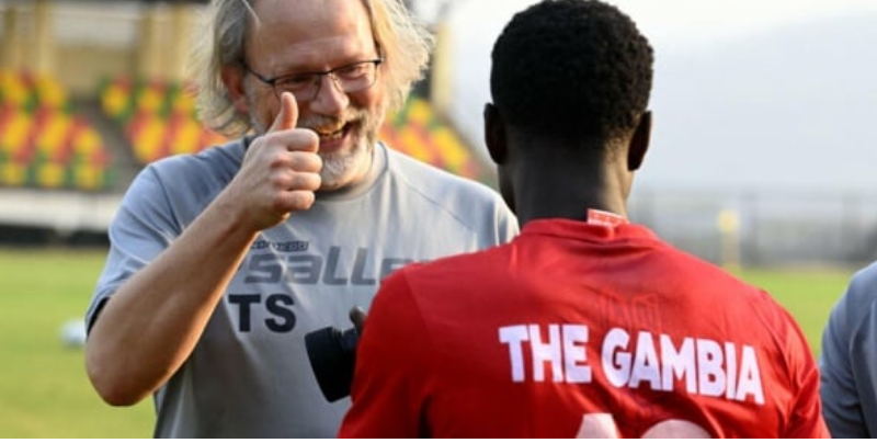 Tom Sainfeit, coach de la Gambie : « Si nous gagnons contre (les Lions) du Sénégal… »