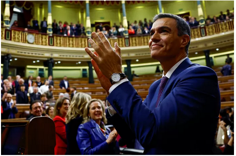 Le Parlement espagnol reconduit le Premier ministre Pedro Sánchez pour un nouveau mandat