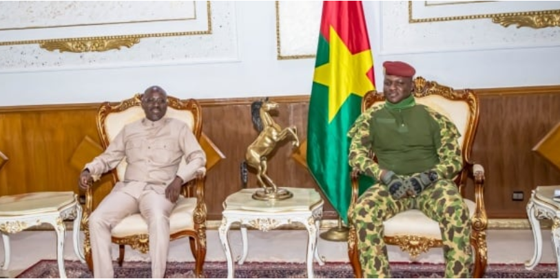 Burkina: Guillaume Soro rencontre le capitaine Traoré