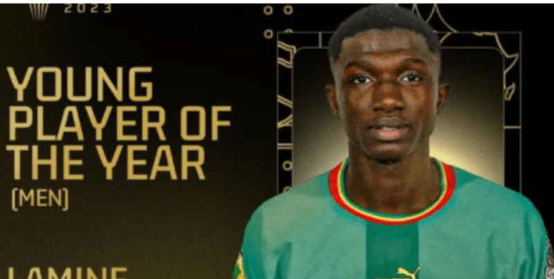 CAF Awards 2023 : Lamine Camara remporte le trophée du Meilleur jeune joueur africain