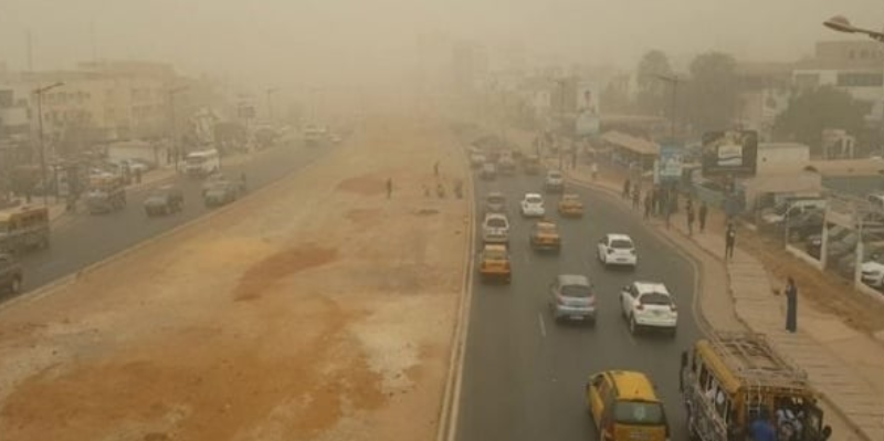 Météo : Alerte poussière dense à partir de ce 16 décembre