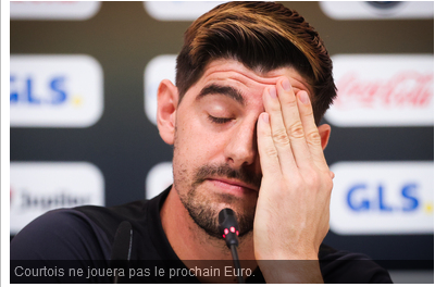 Belgique : Courtois annonce son forfait pour l’Euro et présente (enfin) ses excuses après la polémique –