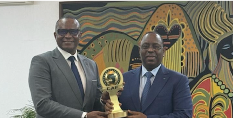 CAF Awards : Macky Sall a reçu son trophée