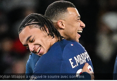 PSG : Mbappé, un doublé et une fête avec le sourire –