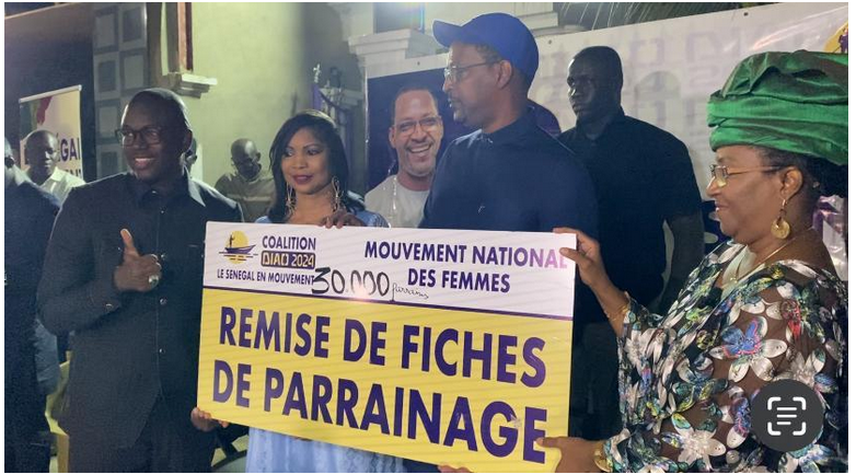 Présidentielle, caution : Mame Boye Diao récolte 35 000 parrainages et…