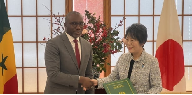 Coopération économique : le ministre Doudou Kâ reçu à Tokyo par la ministre japonaise des Affaires étrangères