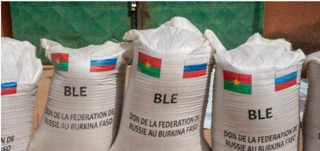 Blé : Le Burkina reçoit 25.000 tonnes offertes par la Russie