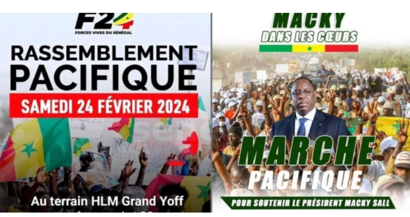 Samedi de manifs à Dakar : Partisans de Macky Sall et manifestants anti-report battent le pavé