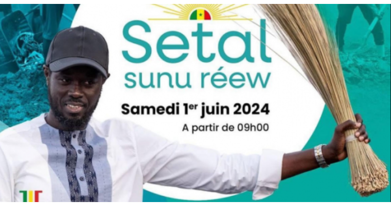 « Setal Sunu Réew » : Le PR Bassirou Diomaye Faye donne rendez-vous aux Sénégalais ce 1er juin