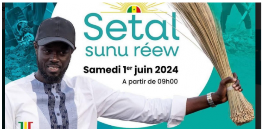 « Setal Sunu Réew » : Le PR Bassirou Diomaye Faye donne rendez-vous aux Sénégalais ce 1er juin