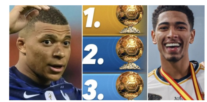 Mbappé 7e, Bellingham 3e… : Le classement probable du Ballon d’or 2024 (GOAL)