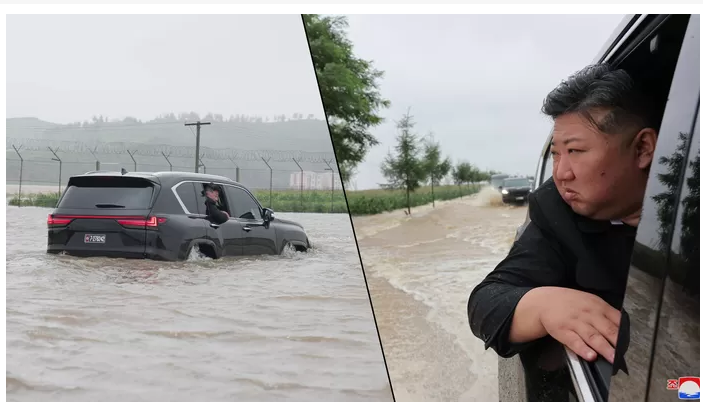 Les images de Kim Jong Un supervisant une opération d’évacuation après des inondations en Corée du Nord