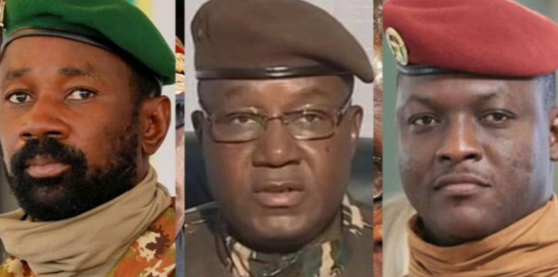 Premier sommet des chefs des régimes militaires du Mali, Burkina et Niger samedi à Niamey