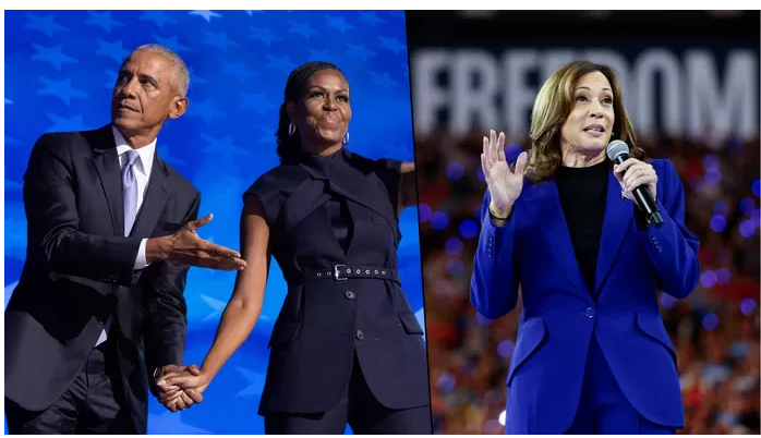 “Yes, she can”: Michelle et Barack Obama saluent “l’espoir” retrouvé grâce à Kamala Harris