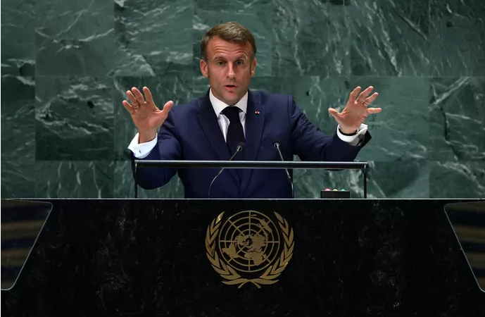 À l’ONU, Macron appelle à limiter le droit de veto du Conseil de sécurité en cas de “crimes de masse”