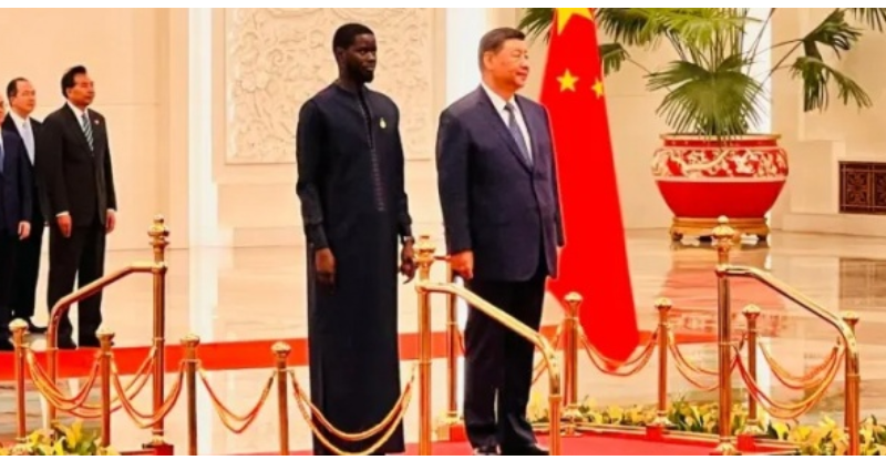 Diomaye Faye à Xi Jinping : « Vous avez été le premier à m’inviter à effectuer une visite d’État à l’étranger »