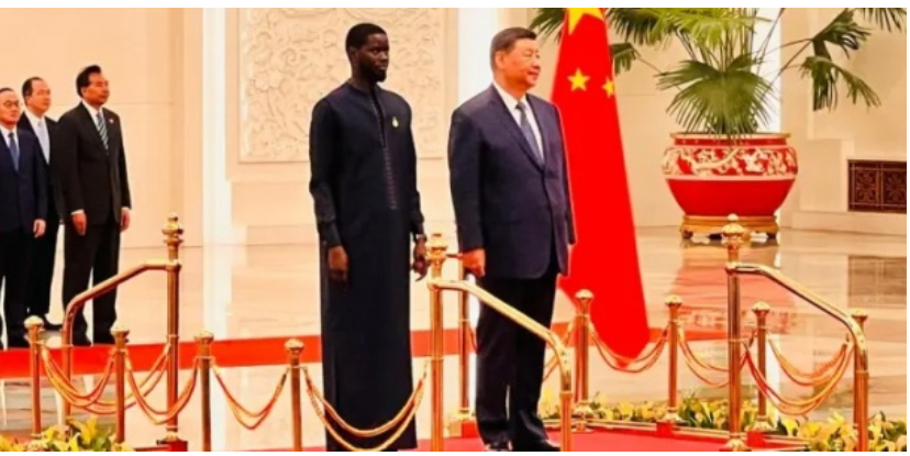 Diomaye Faye à Xi Jinping : « Vous avez été le premier à m’inviter à effectuer une visite d’État à l’étranger »