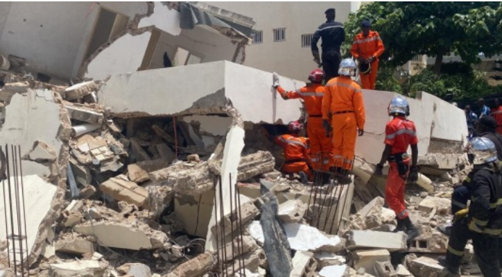 Effondrement d’une maison à Ouakam