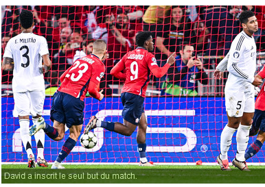 David fait tomber Goliath ! – Débrief et NOTES des joueurs (Lille 1-0 Real) –