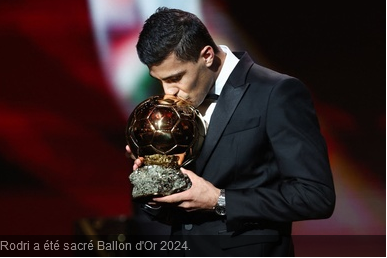 Rodri remporte le Ballon d’Or 2024 !